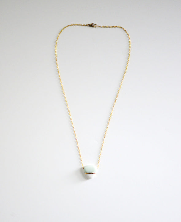 Small Buoy Charm Necklace - Triangle