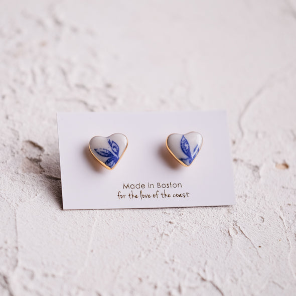 Heart Stud Earrings