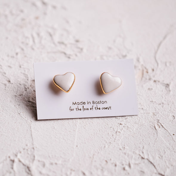 Heart Stud Earrings