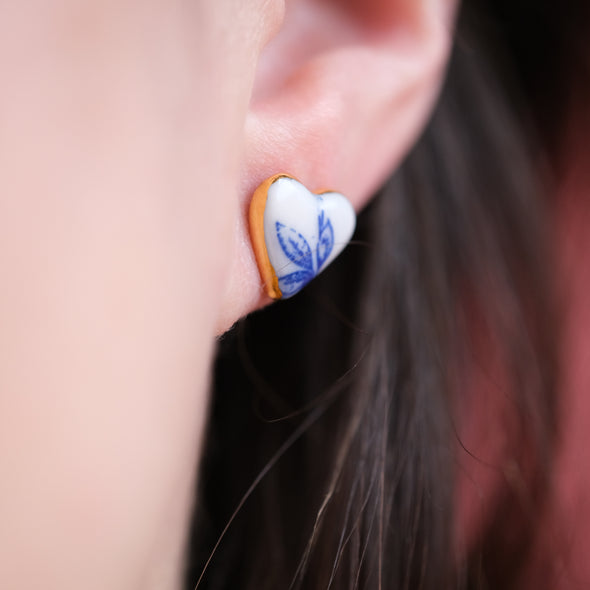 Heart Stud Earrings