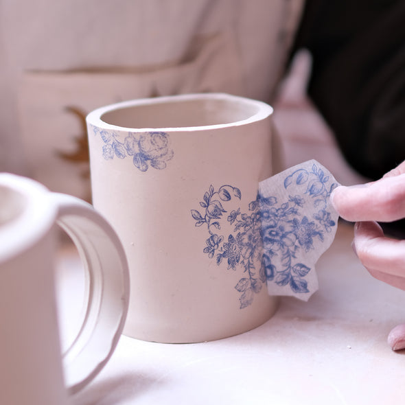 Workshop - Blue and White Cups