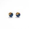 Blue Earrings - Gold Dipped Studs