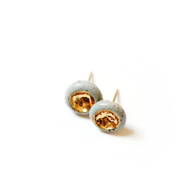 barnacle jewelry, ceramic earrings