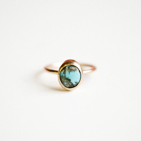 Turquoise Ring - 14k gold-filled ring