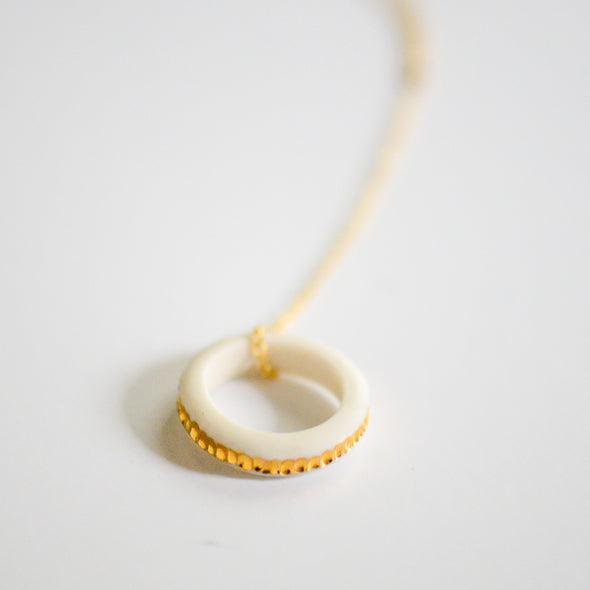 River Ring Necklace