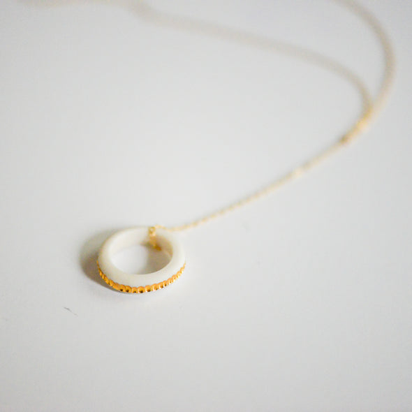 River Ring Necklace