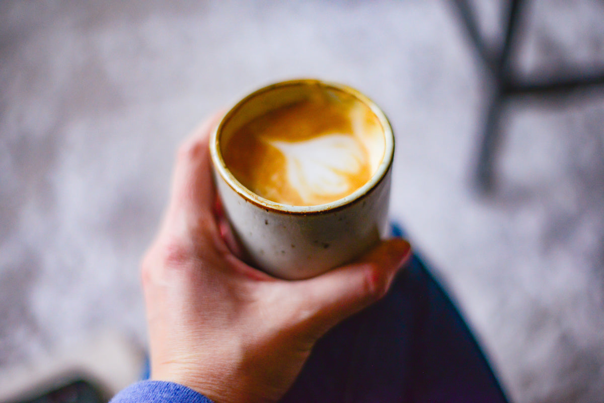 Ceramic Cortado Cup – Porcelain and Stone