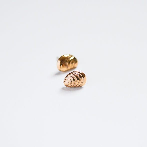 Ocean Shell Studs - Oyster Shell, Mussel Shell Jewelry